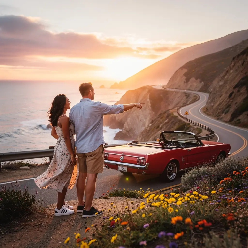 Заброшенная ферма среди живописных полей под голубым небом.