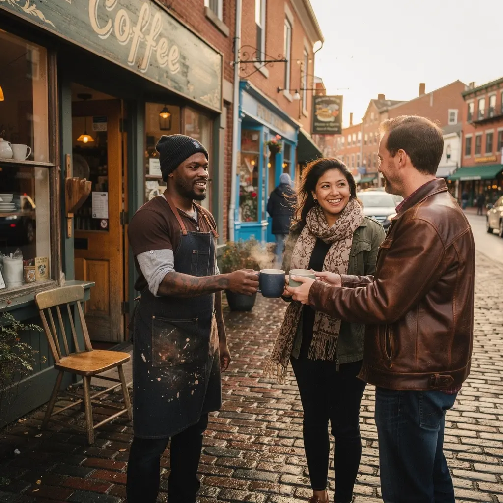 Уединенный пляж с белым песком и кристально чистой водой.